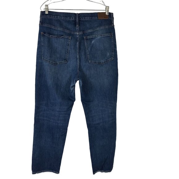 MADEWELL -WOMEN'S 32 - BLUE DENIM THE PERFECT VINTAGE CROP JEAN - Picture 4 of 8